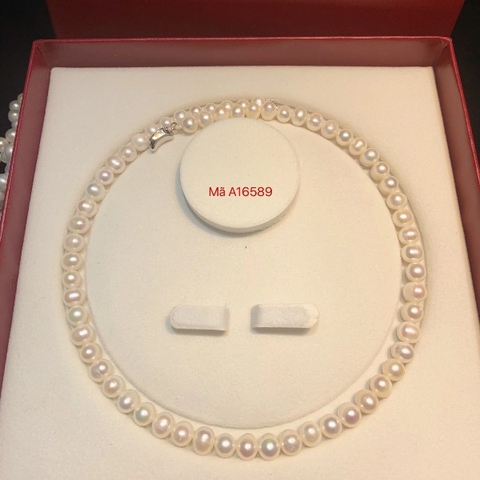 Vòng cổ ngọc trai nhỏ xinh nữ tính mã 56AC280