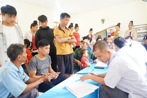 THĂM KHÁM TẠI ĐIỂM TRƯỜNG NÀ SỚT, SƠN LA