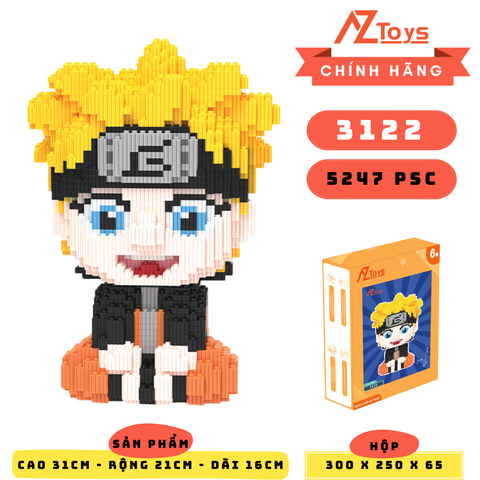 MÃ 3122- Naruto - Sỉ Lẻ 92k - Sỉ Thùng 82k - Thùng 24 con - Ship  Từ Hà Nội