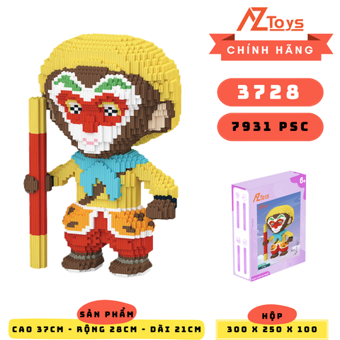 MÃ 3728 - Tôn Ngộ Không cao 37cm