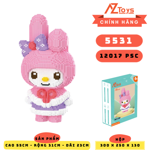 MÃ 5531 - Thỏ Melody - Sỉ Lẻ 167K - Sỉ Thùng 149k - Thùng 12 con - Ship Từ Hà Nội