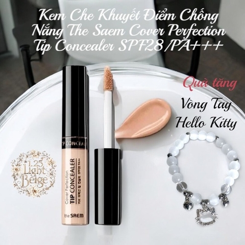Kem Che Khuyết Điểm CN The Saem Cover Perfection Tip Concealer SPF28/PA++