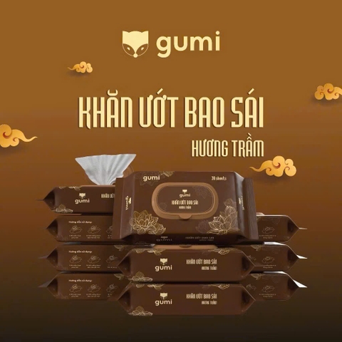 Khăn ướt bao sái hương trầm