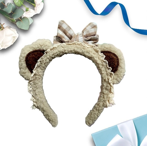 15.4 Bờm tóc tai mèo gắn nơ dễ thương