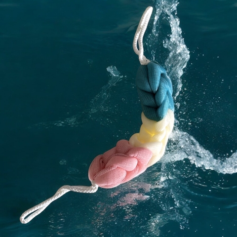 Bông tắm dài Mẫu 2