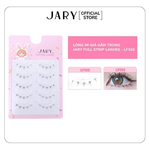 14.5 Lông mi gân trong Jary Full Strip Lashes 5 hàng (có sẵn keo)