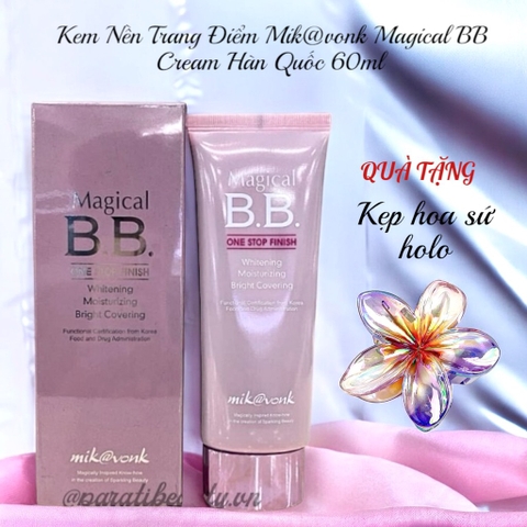 Kem Nền Trang Điểm Mik@vonk Magical BB Cream Hàn Quốc 60ml