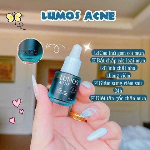 Serum Hỗ Trợ Giảm Mụn, Giảm Dầu Nhờn Lumos Acne 5ml