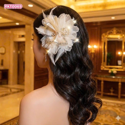 Kẹp Tóc Bướm Ma Thuật Cỡ Lớn Phong Cách Tiên Nữ