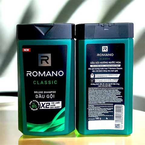 Dầu gội hương nước hoa Romano 180ml