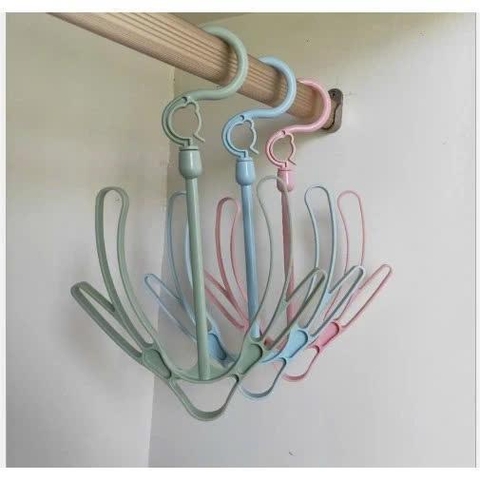 TST Sét 3 móc treo phơi giày thông minh bằng nhựa nhiều màu