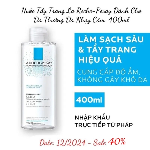 Nước Tẩy Trang La Roche-Posay 400ml