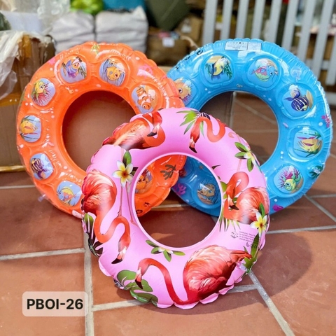 13.6 Phao bơi PVC tròn 53cm (60#) (họa tiết ngẫu nhiên-chưa bơm)