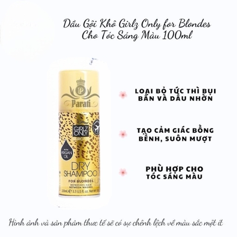 B3. Dầu gội khô Giriz Only Dry Shampoo 100ml