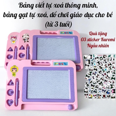 Bảng viết gạt tự xoá thông minh (từ 3 tuổi) No.2002