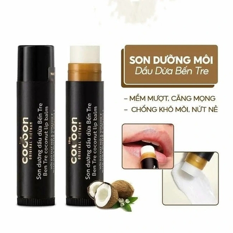 16.3 Son Dưỡng Môi  Dầu Dừa Bến Tre Cocoon