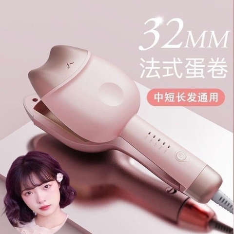 Máy làm xoăn Hippie kiểu Hàn màu hồng MY-185