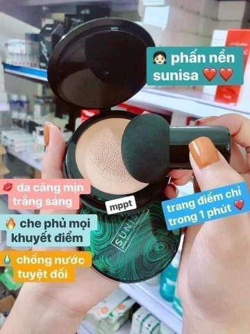 Phấn Nước Sunisa Kiềm Dầu Che Khuyết Điểm 20g