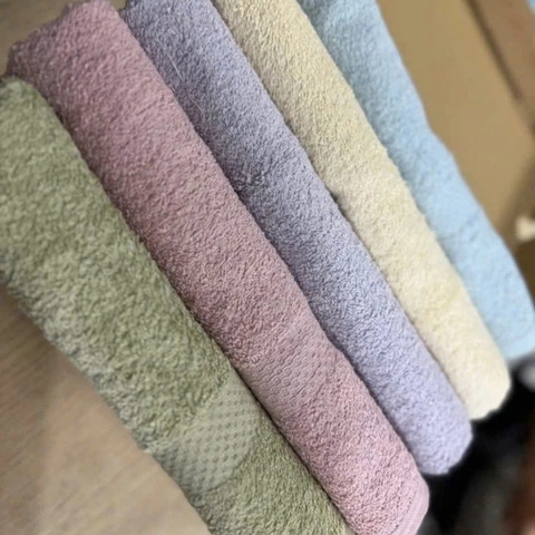 Khăn Tắm Cotton Màu Pastel 60*110cm (ngẫu nhiên)