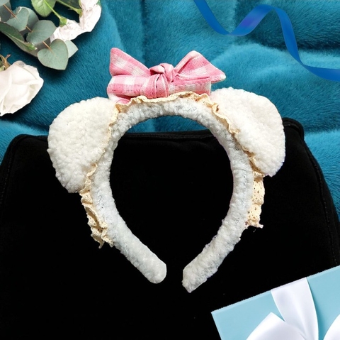 15.4 Bờm tóc tai mèo gắn nơ dễ thương