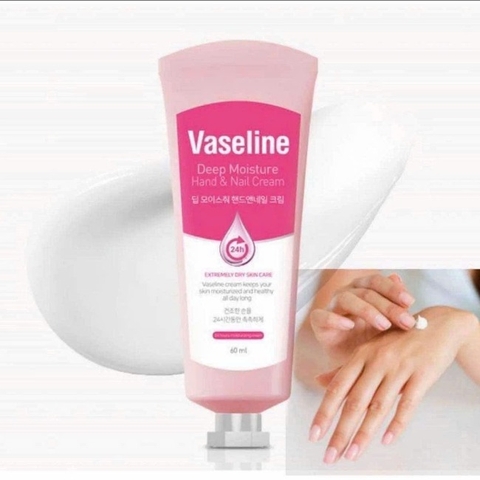Kem Dưỡng Da Và Móng Tay Vaseline Deep Moisture Hand & Nail Cream 60ml