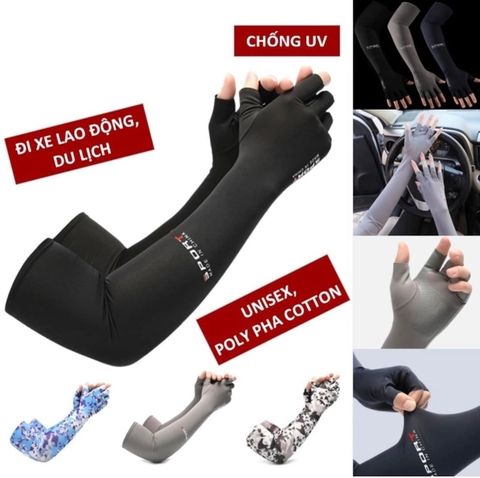 15.2.Bao tay chống nắng hở ngón Sport YXST 50cm China