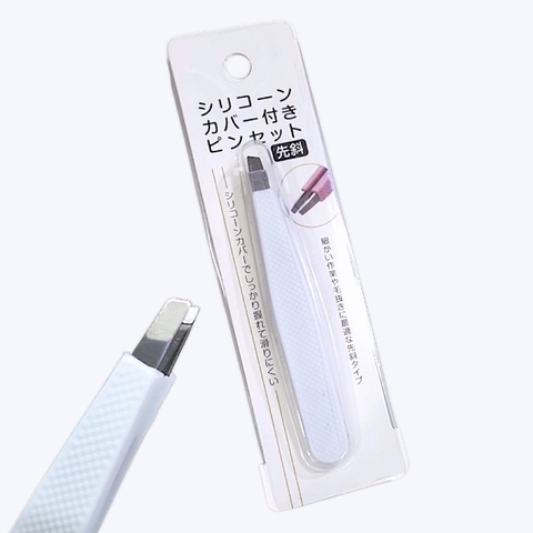 Nhíp inox tay cầm bọc silicon 9,6cm