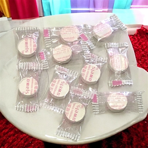 S19.14. Sét 10 khăn mặt nén