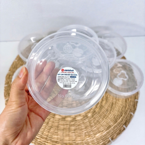 Hộp Lạnh Tròn Nắp Vặn Việt Nhật 400ml 6612