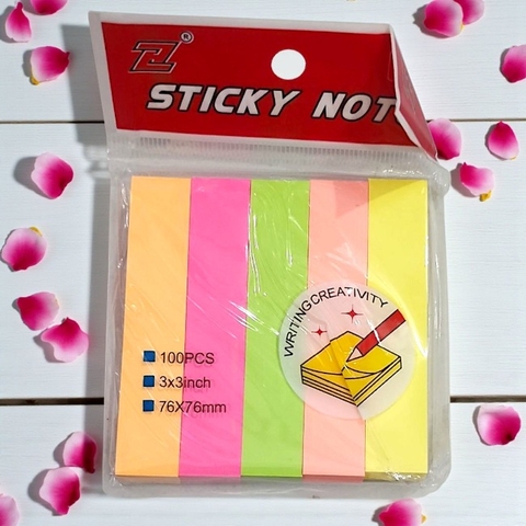 Bịch Giấy note cắt sẵn 5 màu No.GS-02