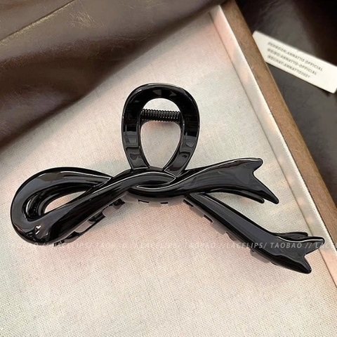 15.1 Kẹp tóc kẹp sau đầu hình nơ