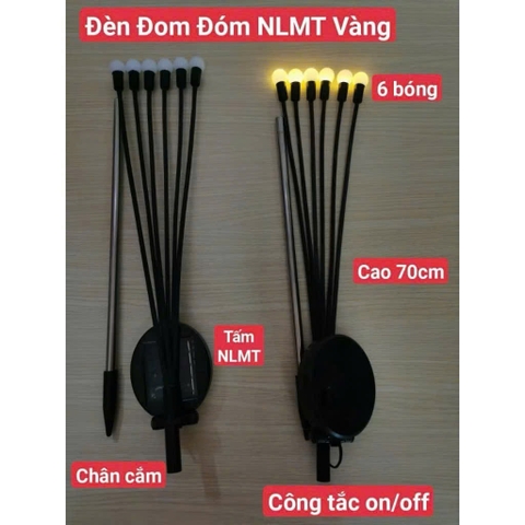 CT5. Hộp 2 Cây/6 Bóng Đèn Năng Lượng Mặt Trời Đom Đóm