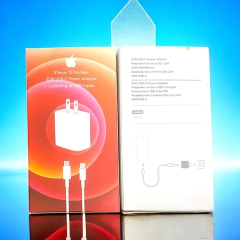 Bộ Sạc Iphone 12 Promax 20W USB-C Power Adapter Lightning To USB-Cable
