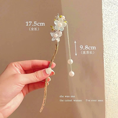 Trâm cài tóc hoa anh đào