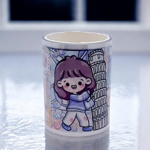 Hình dán họa tiết nhân vật hoat hình dễ thương