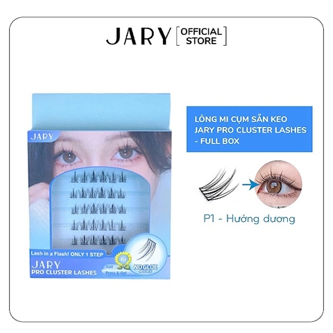 14.6-14.8.Hộp mi giả Jary Pro Cluster Lashes 6 hàng (có sẵn keo) - Full hộp