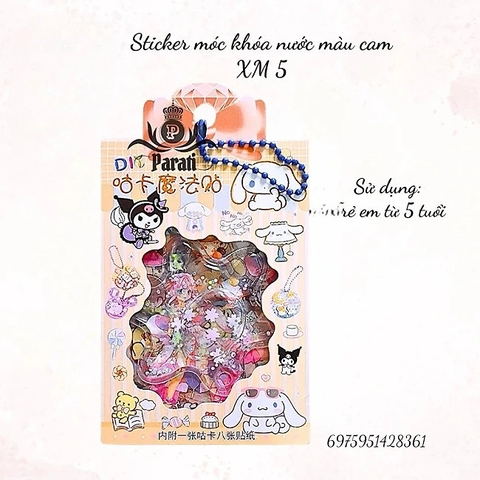 HLK1 Sticker móc khóa nước China