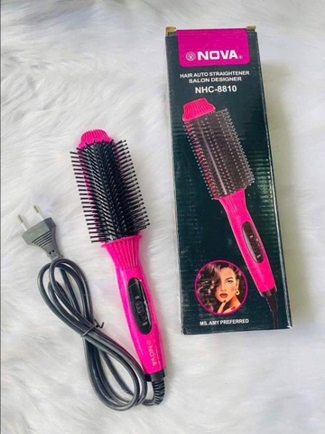Lược chải tóc điện tử Nova màu hồng