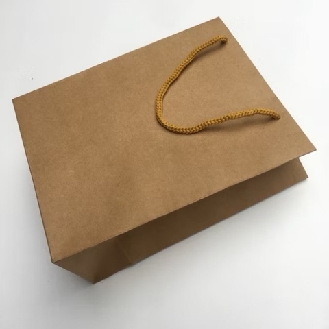 Túi giấy đựng quà trơn Kraft K6 (25x32x9,5cm)