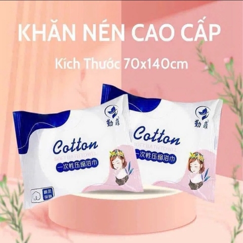 B8.11 Khăn Tắm Nén Cô Gái