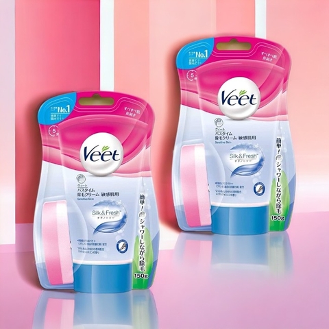 Kem Tẩy Lông Veet Cho Da Nhạy Cảm Chính Hãng Nhật Bản