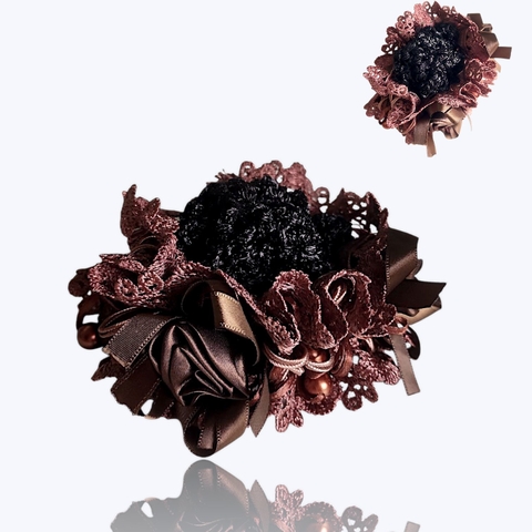 9.2 Dây cột tóc dạng búi chụp ren