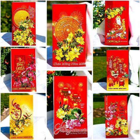 Thiệp chúc mừng năm mới 10,5x19cm