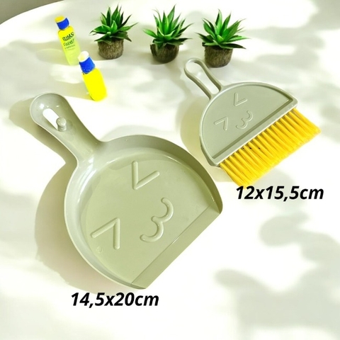 Sét chổi quyét và hốt rác mini hình gấu