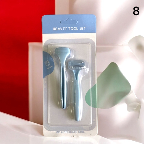 T11. Set 2 dụng cụ cạo râu có nắp bảo vệ