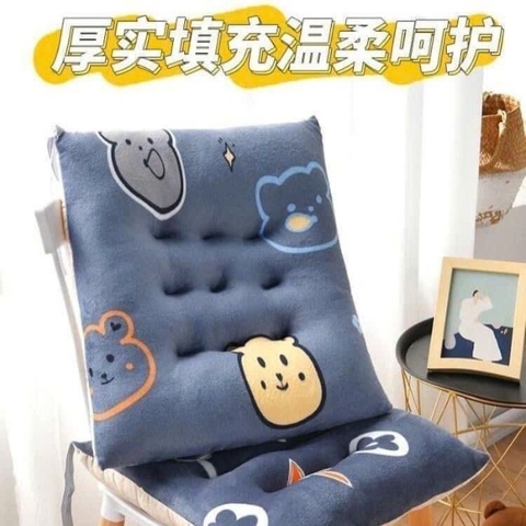 Đệm ngồi bệt hình vuông hoạt tiết mới 40x40cm