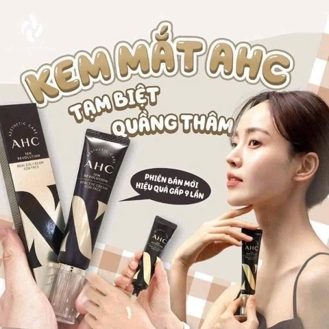 [HQ]Kem Dưỡng Da Vùng Mắt AHC Ten Revolution Real Eye Cream For Face 12ml