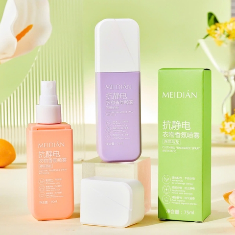 16.5.Xịt thơm quần áo khử mùi, kháng khuẩn lâu dài Meidian 75ml