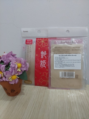 Set 120 tờ giấy thấm dầu da mặt G