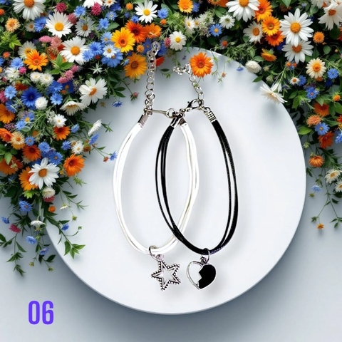 Vòng tay đôi nhiều hình dễ thương